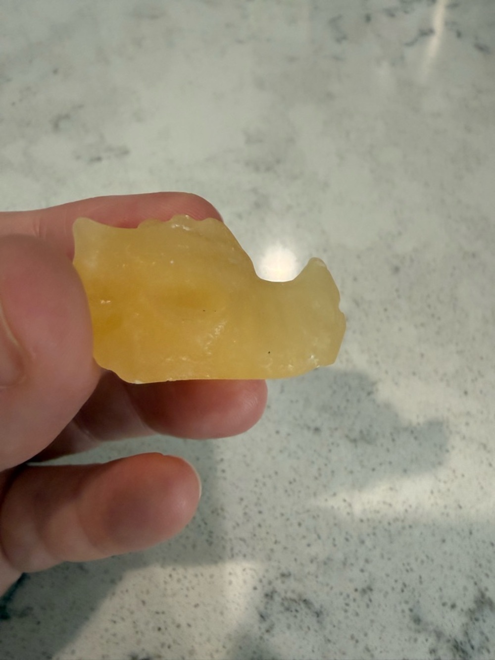 Yellow Calcite Dragon Head